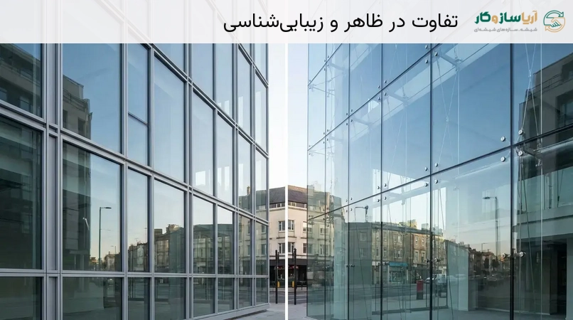 تفاوت در ظاهر و زیبایی‌شناسی